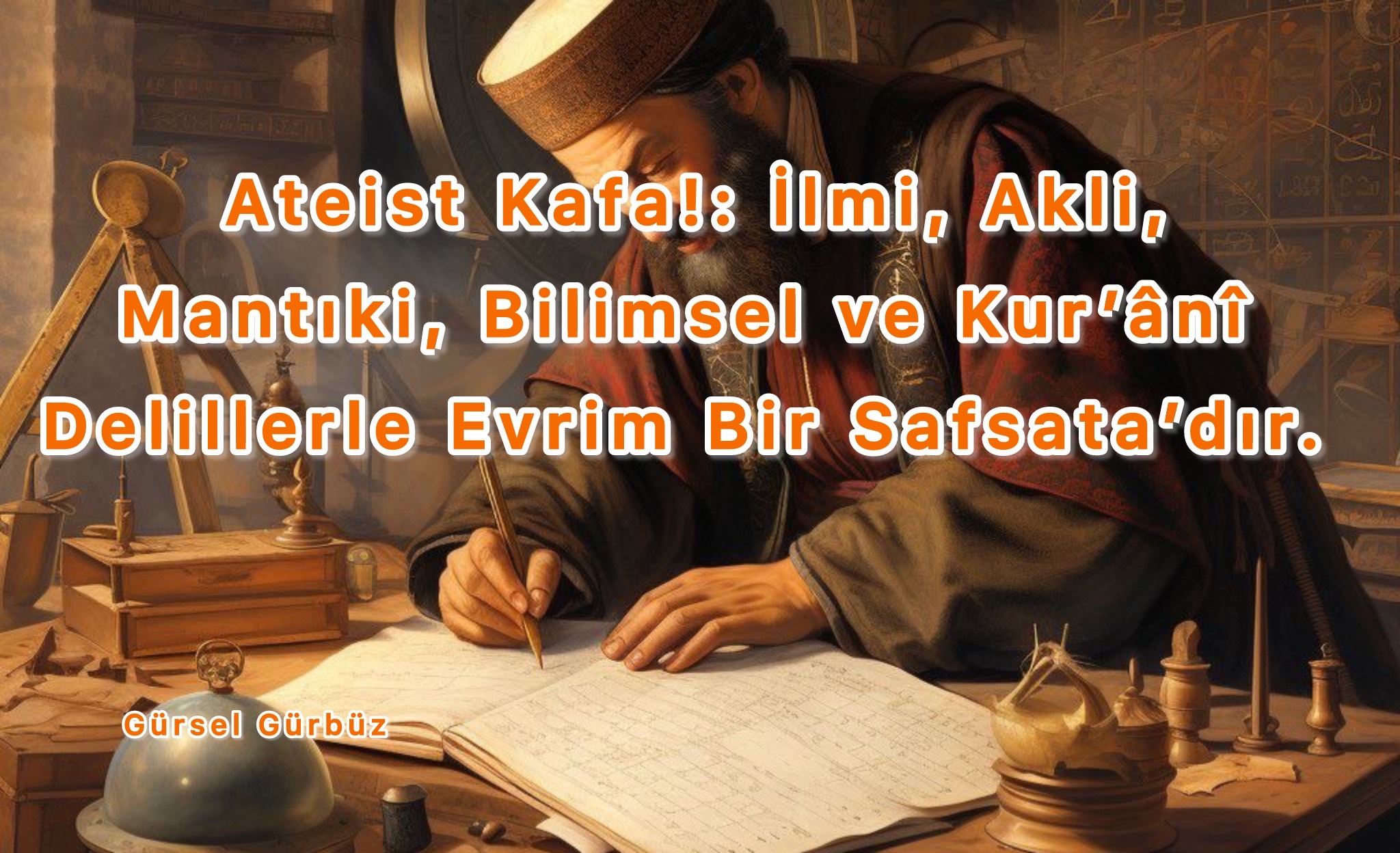 Ateist Kafa!: İlmi, Akli, Mantıki, Bilimsel ve Kur’ânî Delillerle Evrim Bir Safsata’dır.