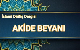 Ehli sünnet/Selef: Akide Beyanımız 