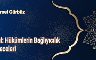 Usul: Hükümlerin Bağlayıcılık Dereceleri