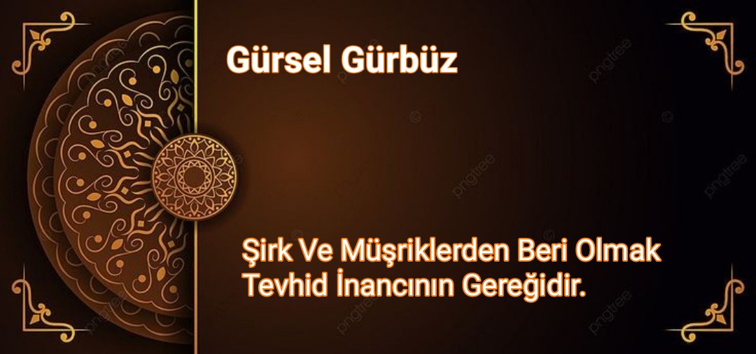 Şirk Ve Müşriklerden Beri Olmak Tevhid İnancının Gereğidir.